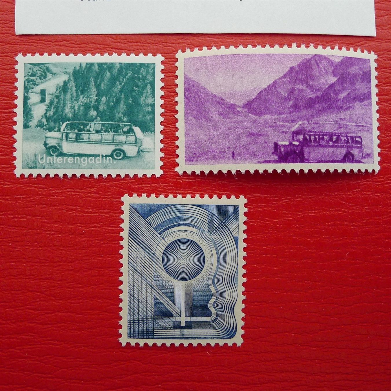 Tutti i francobolli: Kleines Lot: "Specimen"-Marken, Versuchsdrucke – Usato da Sursee venduto da Luzernerraute 1