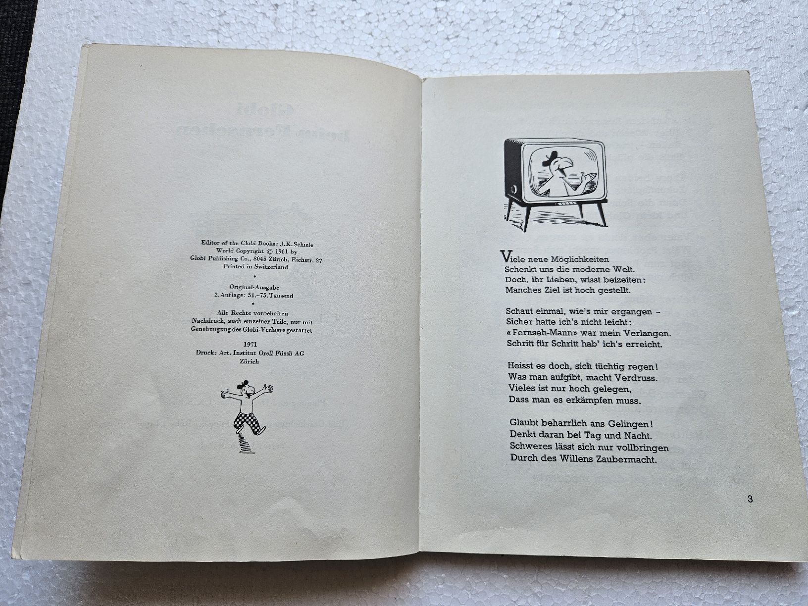 Livres: Globi beim Fernsehen – D'occasion à Haslen GL par Sandra40 1