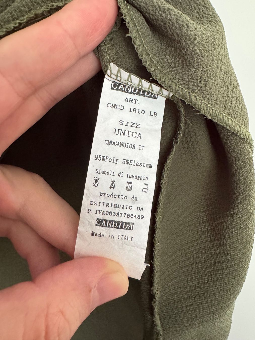 Camicette: CANDIDA Olivgrüne Damenbluse Gr. 36/38 – Usato da Aarau venduto da Ruta_Ra 2