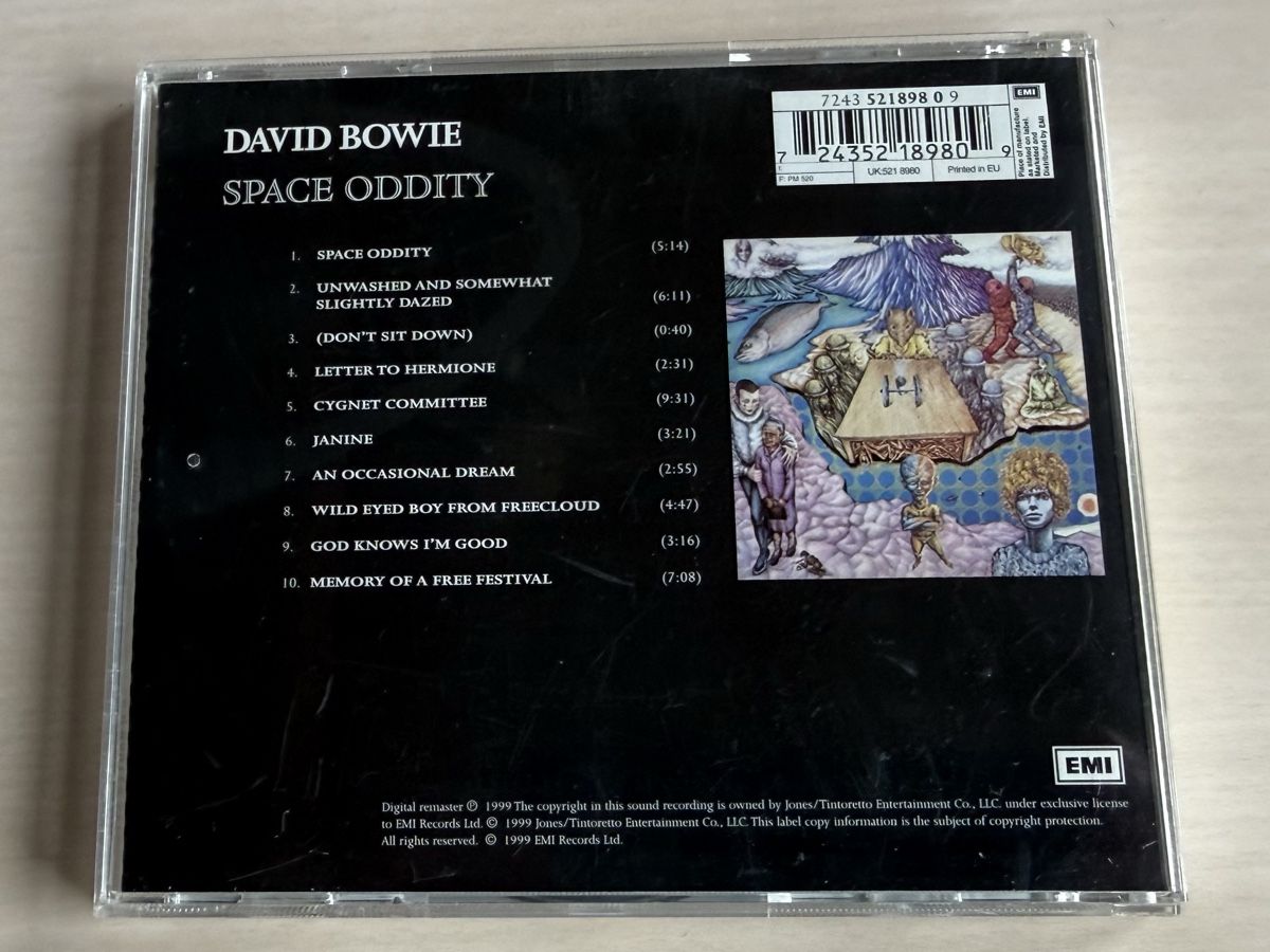 CDs: David Bowie Space Oddity CD Remastered – Gebraucht aus Oberried Brienz von Chyara 1