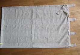 1 Schlaufenvorhang Maddison (1), ca. 144 x 245 cm, hellbeige