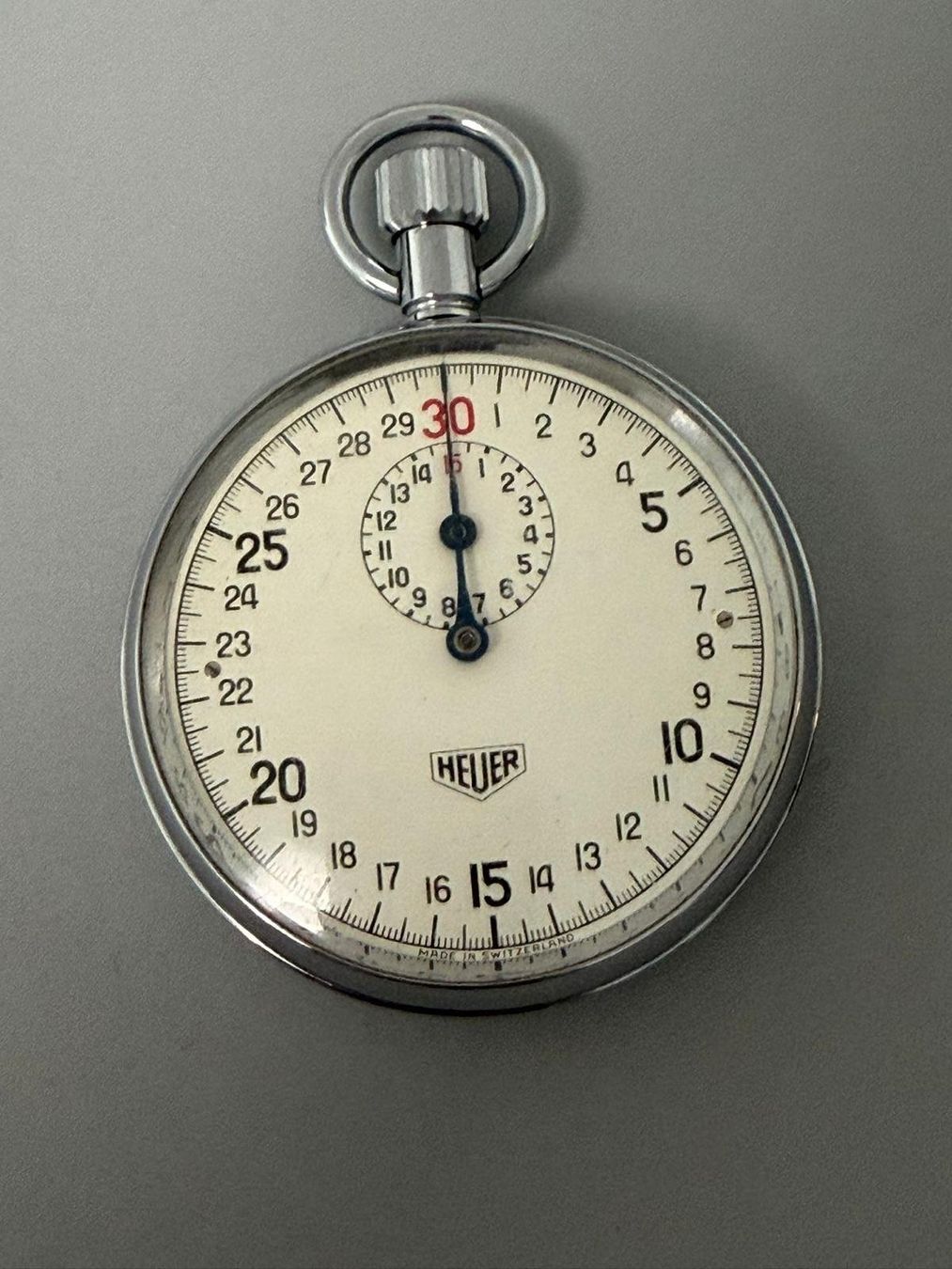 Tag Heuer Uhren: HEUER STOPPUHR 50MM  SELTE – Gebraucht aus Neftenbach von Taschen-Uhren