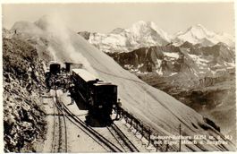BRIENZER-ROTHORN mit Bahn