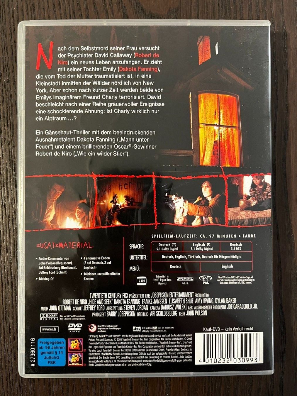 Tutti i DVDs: Hide and Seek – Usato da Zürich venduto da FilmFreunde 1