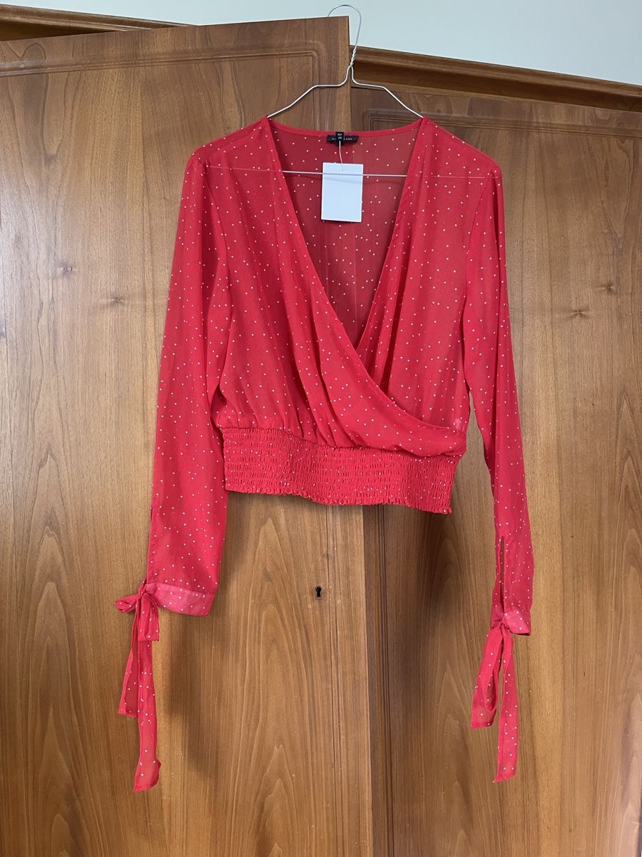 Camicette: Red Polka Dot Blouse – Usato da Zürich venduto da hsi_tl5c