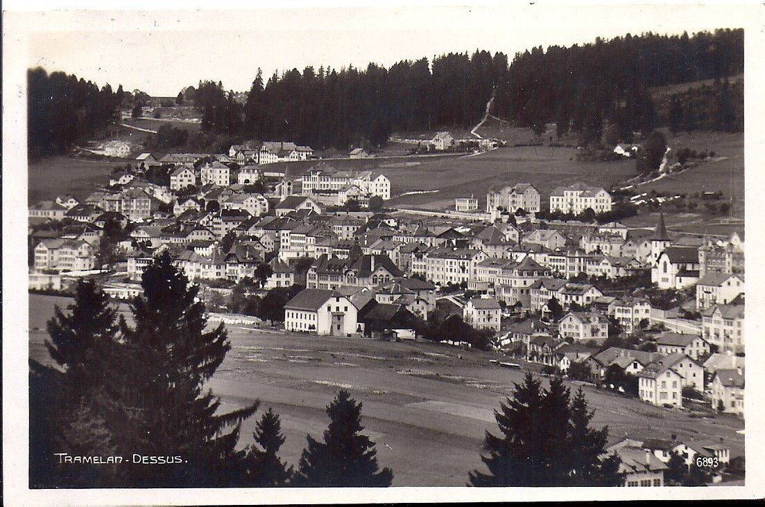 Cartoline postali: TRAMELAN - DESSUS – Usato da Les Verrières venduto da Scampi0
