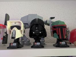 Triple casque Star wars en lego