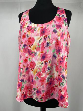ZEBRA top rose floral - Taille M - NEUF