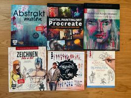 Grosses Kreativ- & Zeichenbuch Paket – 6 Bücher