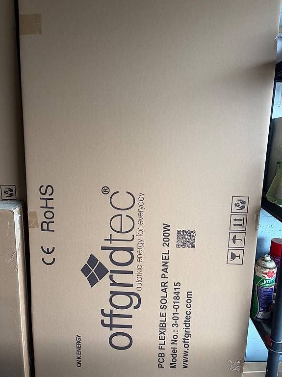 Solargeräte und Solarprodukte: Offgridtec PCB-ETFE 200W 30,8V V2 semiflexibles Solarpanel – Neu und originalverpackt aus Staad SG von grislybau