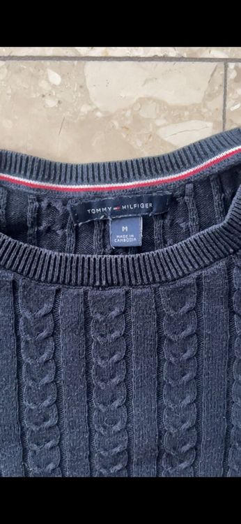 Tommy Hilfiger Pullover, Gr. M, Navy, Strickpullover Herbst 3