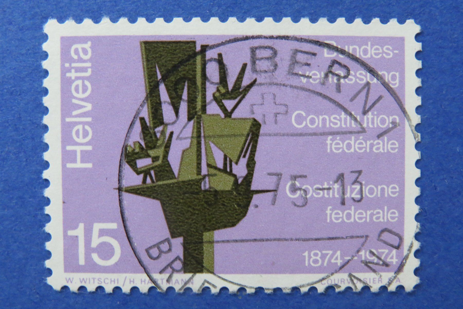 Tutti i francobolli: Lot Werbemarken mit Vollstempel BERN – Usato da Brunnen venduto da Kumari 4