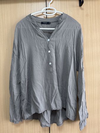 TODAY Damenbluse Khaki Gr. M Herbst Winter