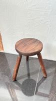 Kleiner Midcentury Hocker aus Eichenholz