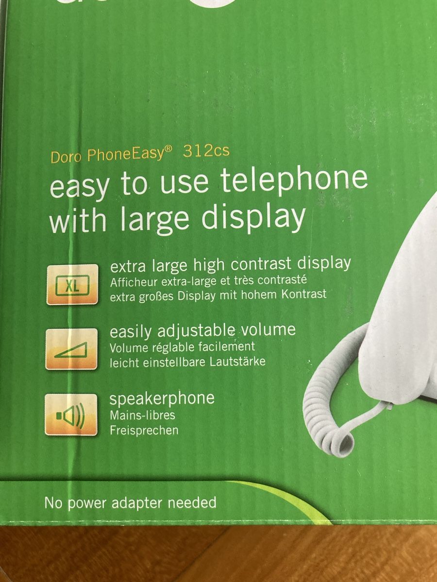 Doro Téléphones: Doro Tischtelefon Phone Easy 312cs – Neuf (Voir description) à Embrach par Adeele1 1