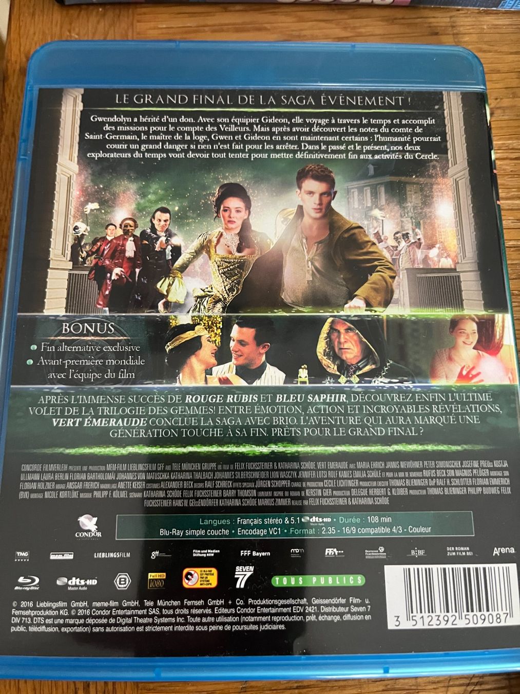 Alle DVDs: La Trilogie des gemmes (2016, Coffret 3 Blu-ray) – Gebraucht aus Vevey von zecollector 3
