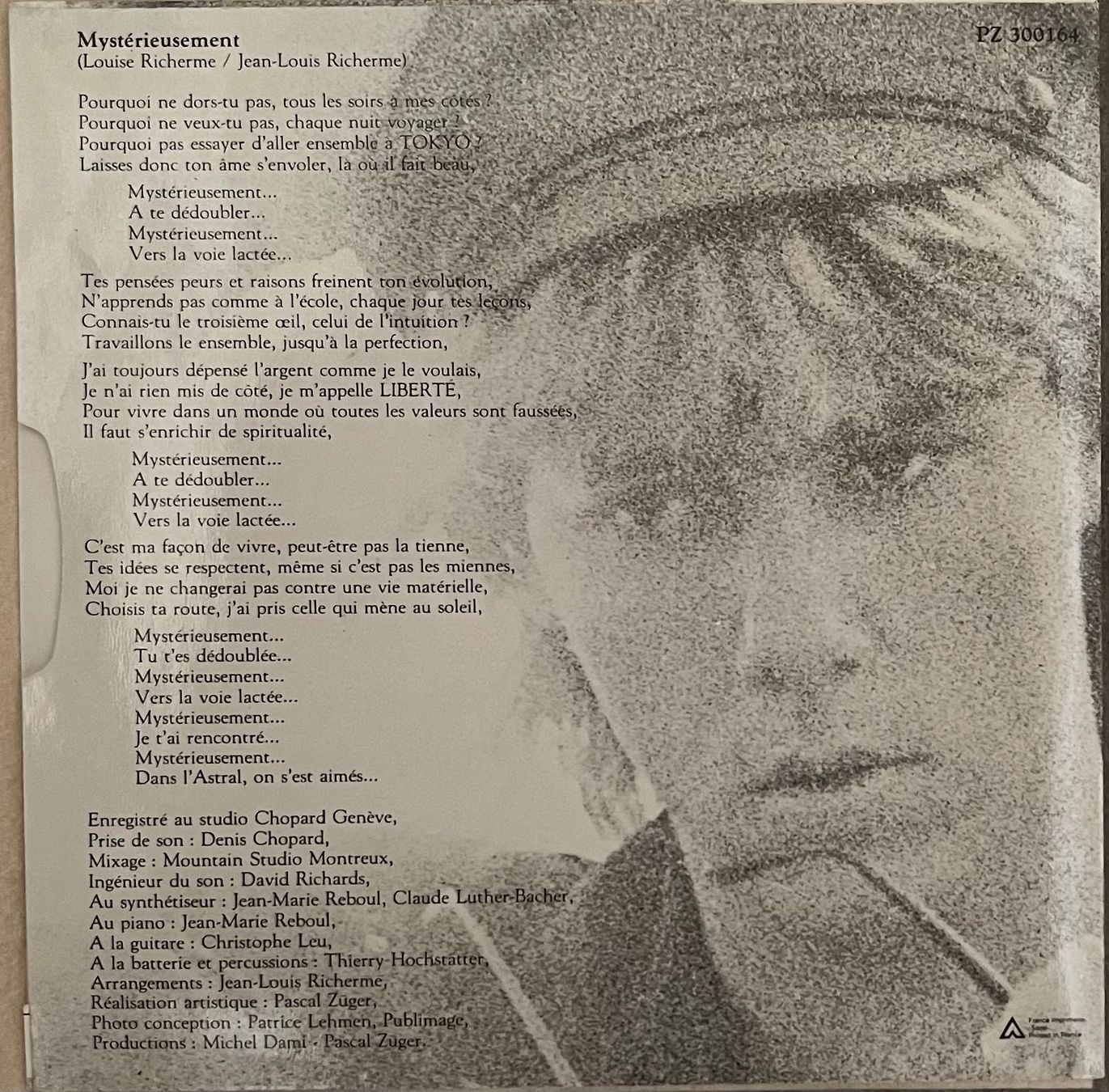 Dischi in vinile: PASCAL ZUGER - MYSTERIEUSEMENT – Usato da Bussigny venduto da vinyl-pas-cher 1