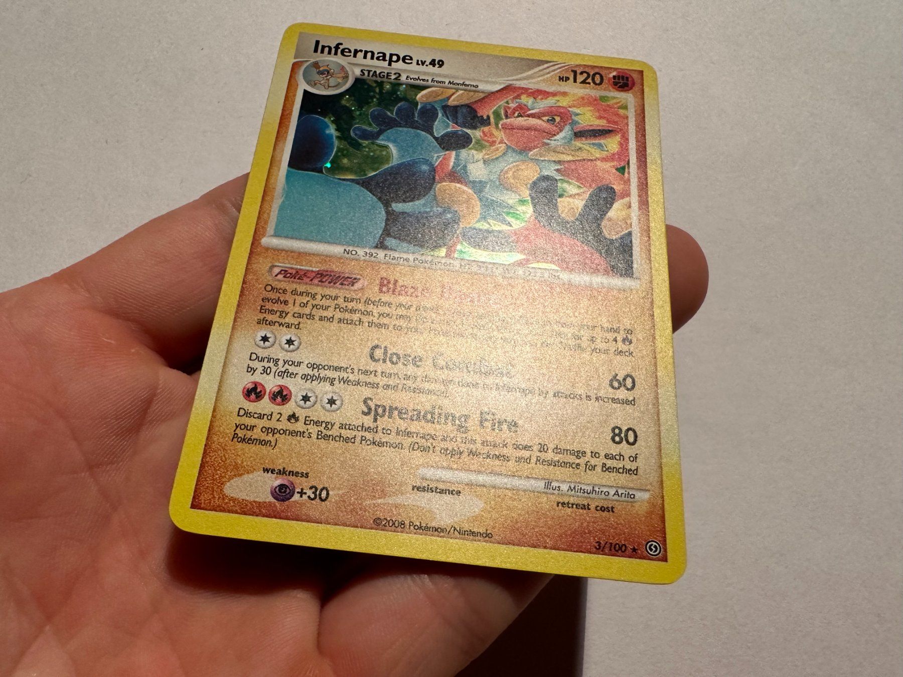 Pokémon Carte collezionabili: Infernape holo D&P Stormfront EN – Usato da Hagendorn venduto da Pokecollectorch 1