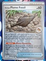 Antique Plume Fossil Reverse Holo Pokemon White Flare - #7.5
