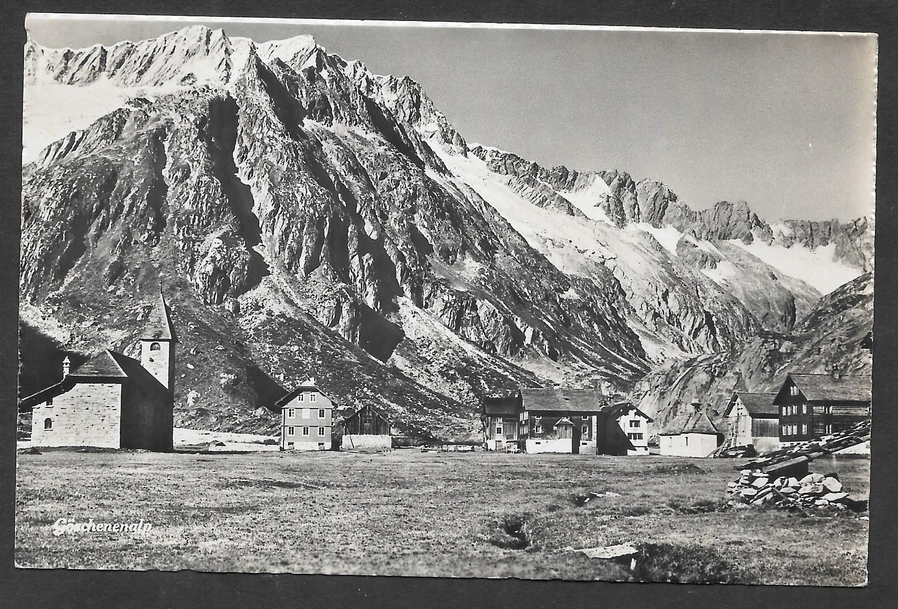 Cartoline postali: Göschenenalp Teilansicht – Usato da Olten venduto da clotaldi
