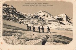 Ascension du mont blanc passage sous les grands mulets