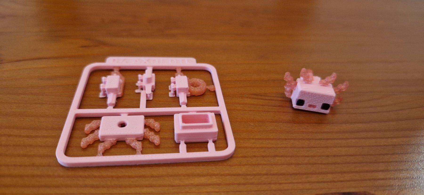 Portachiavi: Porte-clés axolotl en impression 3D – Nuovo (secondo la descrizione) da Fleurier venduto da Tortue26
