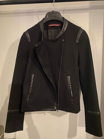 Comptoir des Cotonnier Jacke mit Lederdetails