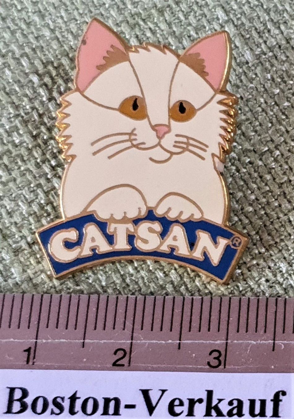 Placchette & Badge: D608 - Pin Catsan Katze 2 – Usato da Reinach BL venduto da Boston-Verkauf 1