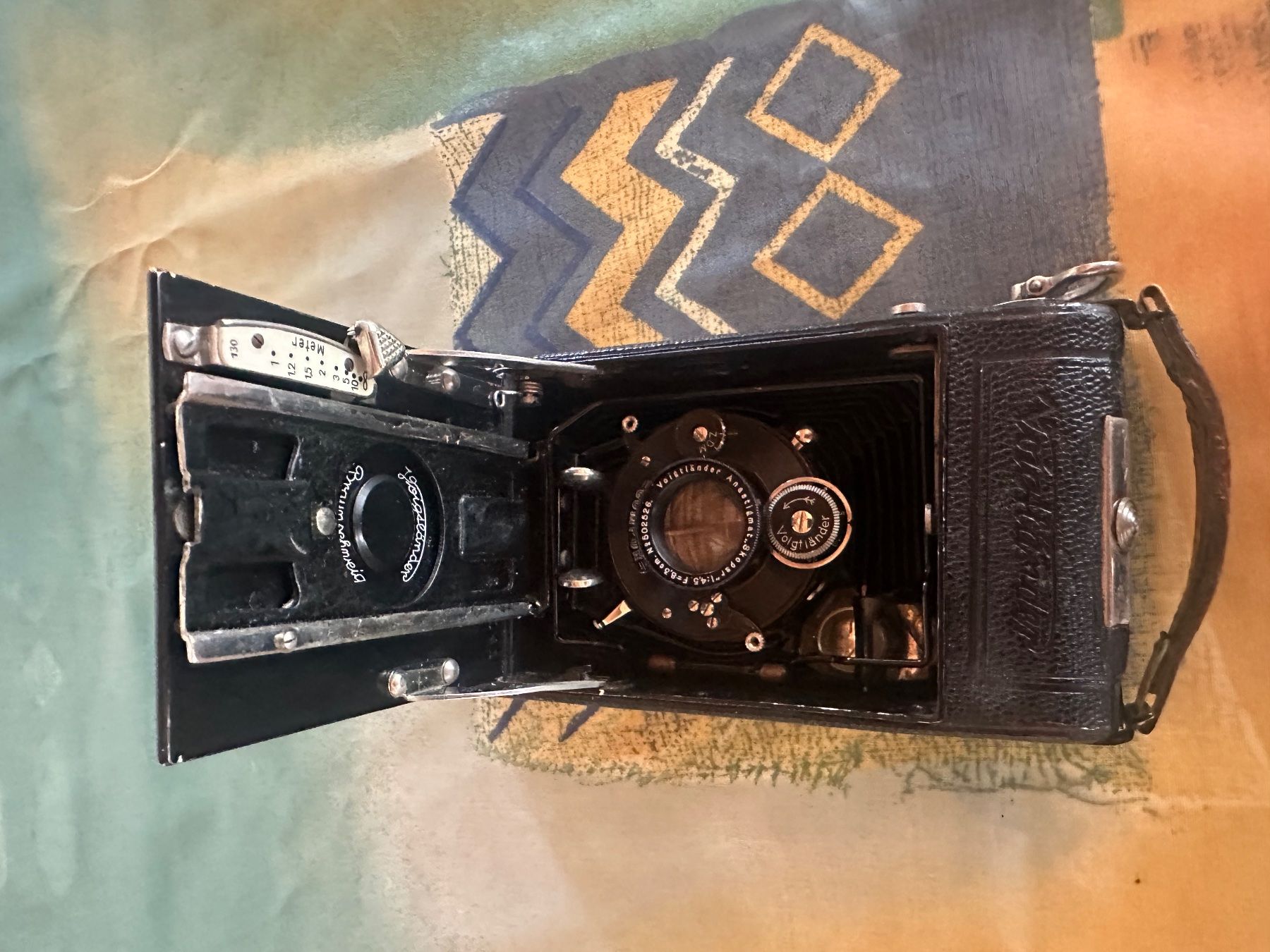 Zeiss Fotocamera: Zeiss Ikon Cocarette Klappkamera mit Ledertasche – Usato da Uster venduto da mos_8klm 3