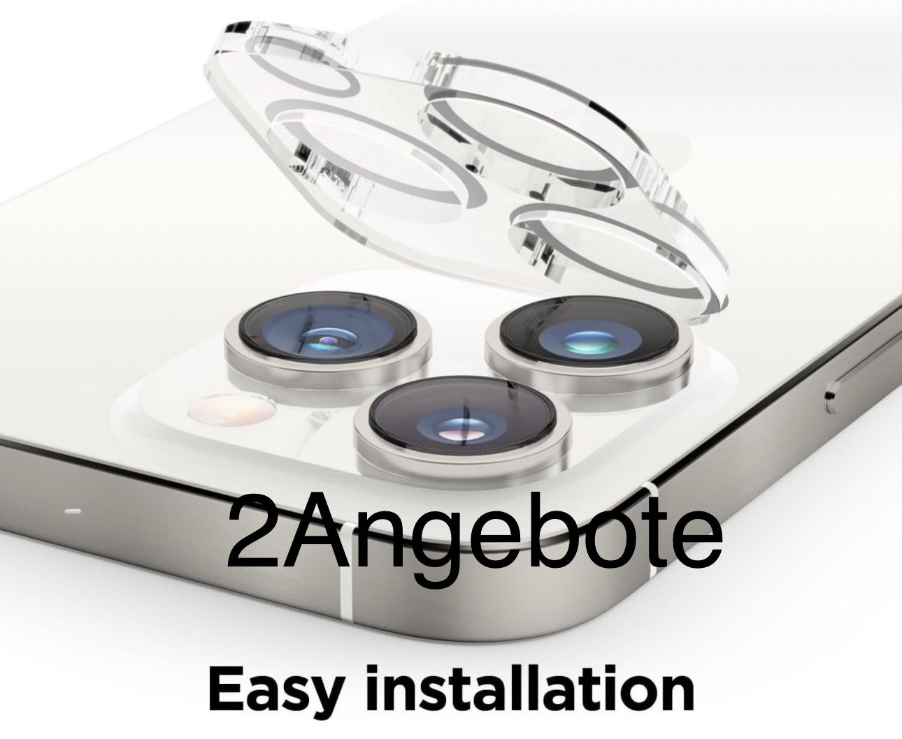 Cover & Protezioni schermo: iPhone 16 Pro Max Kamera Schutz Panzerglas / Tempered Glass – Nuovo e nell'imballaggio originale da Rudolfstetten venduto da 2Angebote