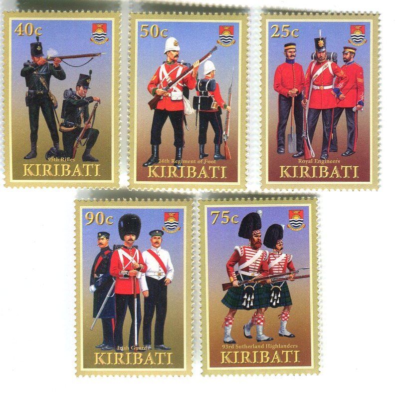 Tutti i francobolli: Briefmarken "Uniform". Kiribati – Nuovo e nell'imballaggio originale da Basel venduto da Butsch5