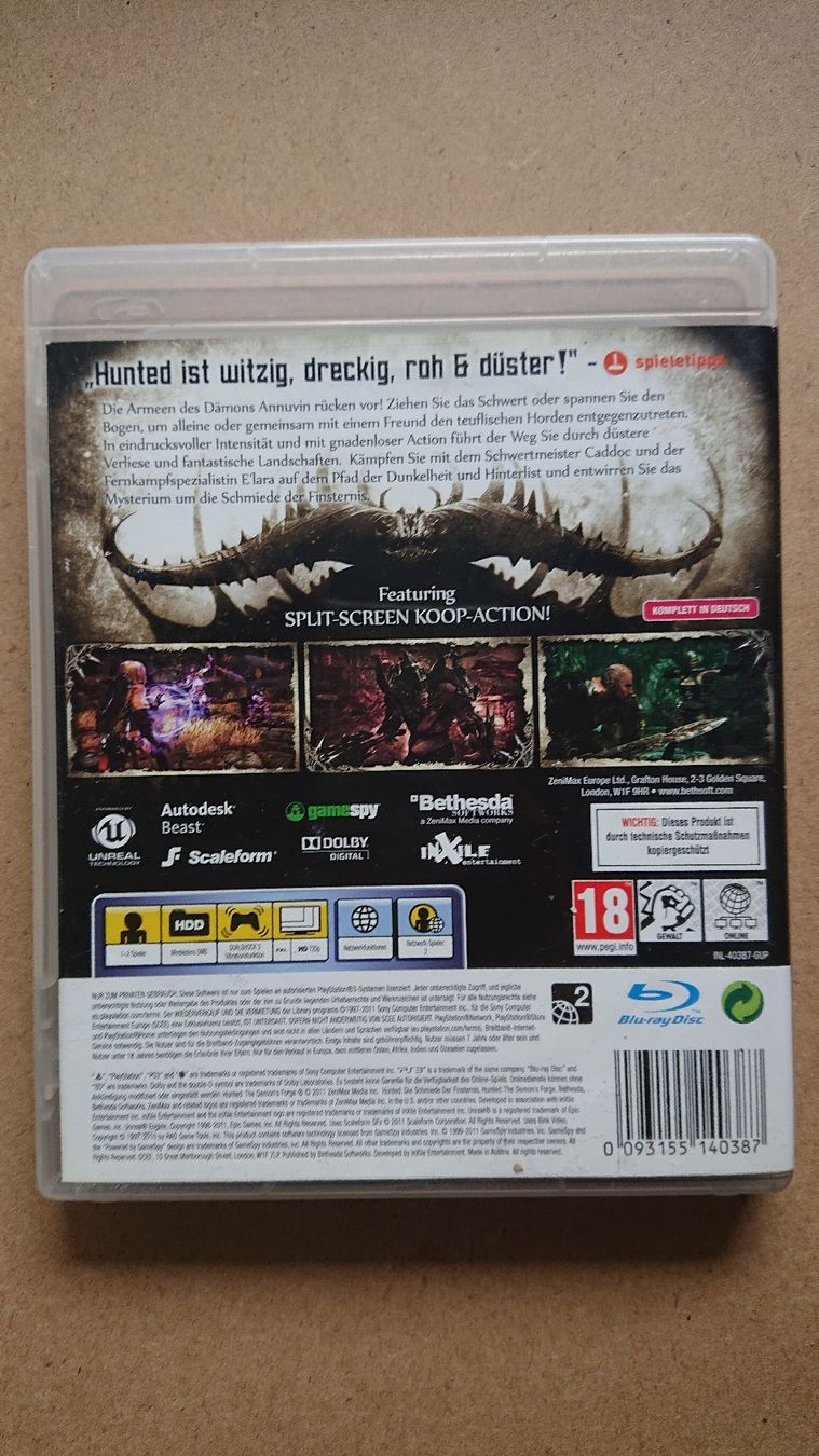 Giochi: Hunted Die Schmiede der Finsternis - PS3  – Usato da Chur venduto da FreakofRarity 1