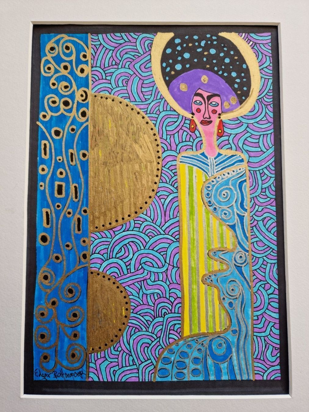 Gemälde: EDGAR BALTENSPERGER   ORIGINAL ACRYL  SIGNIERT – Gebraucht aus Gersau von kunst-online 2