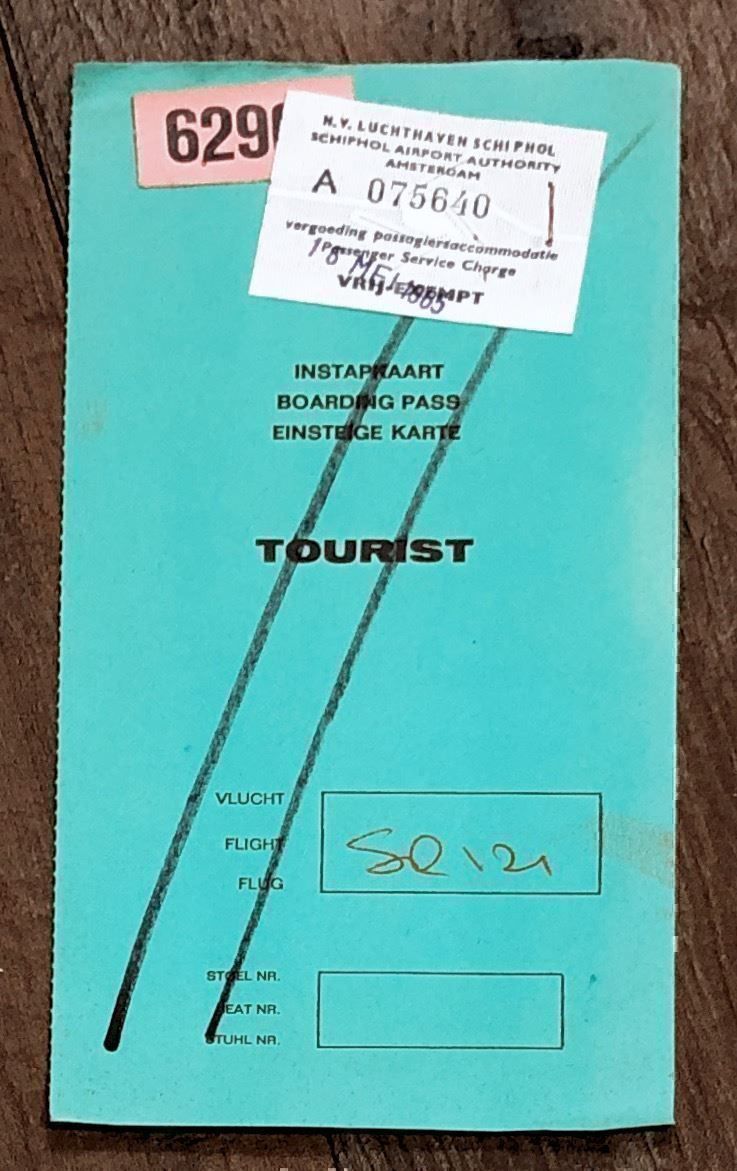Tickets: uraltes Billet SWISSAIR 1965 – Gebraucht aus Lufingen von Rac0