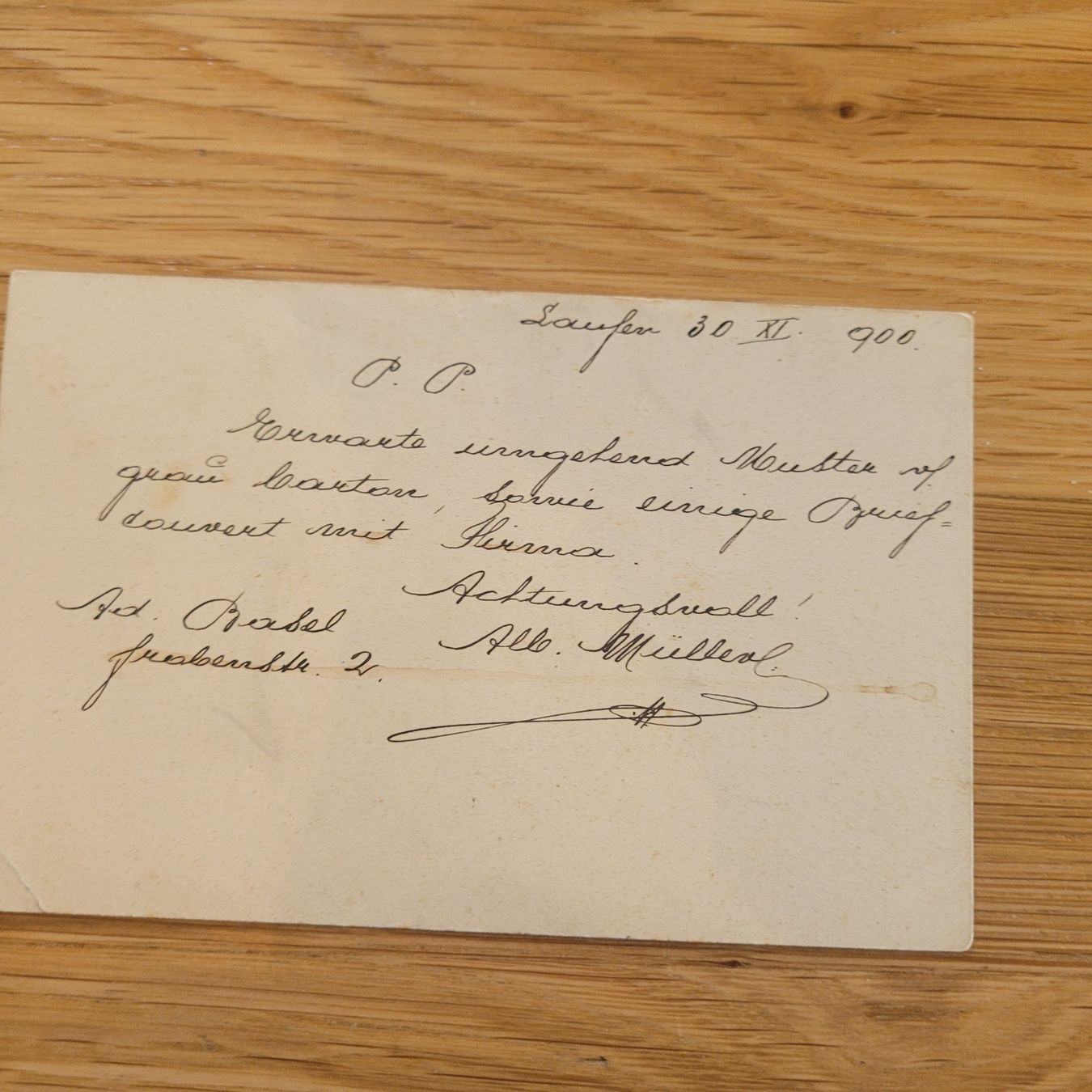 Cartoline postali: GS Ambulant 1900 Biel – Usato da Biel/Bienne venduto da Destockweb 1