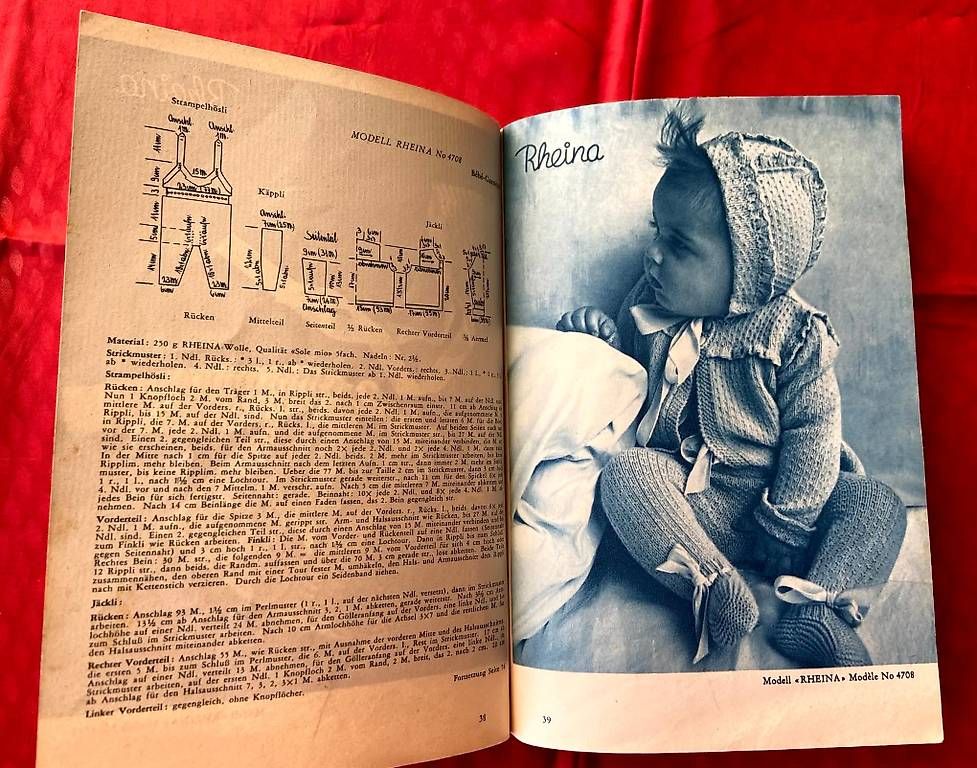 Riviste & Magazine: Sehr alte Strickhefte mit Flickbüchlein JG 1957 – Usato da Reinach AG venduto da e5734h 4