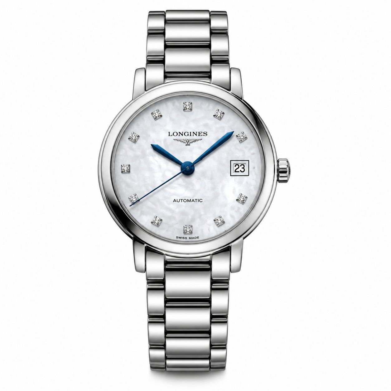 Longines Orologi: Longines Prima Luna Stainless Ref. L8.113.4 - Automatik – Usato da Zürich venduto da brothersinwatches