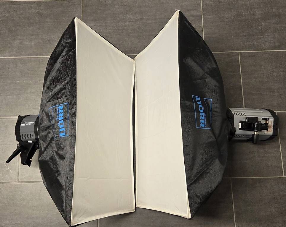 Flashs: Dörr Studioblitz DE 205 / DE-200C inkl. Zubehör – D'occasion à Güttingen par rebael 1