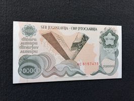 !! RAR !! - Jugoslawien 1989 - 2000000 Dinar UNC