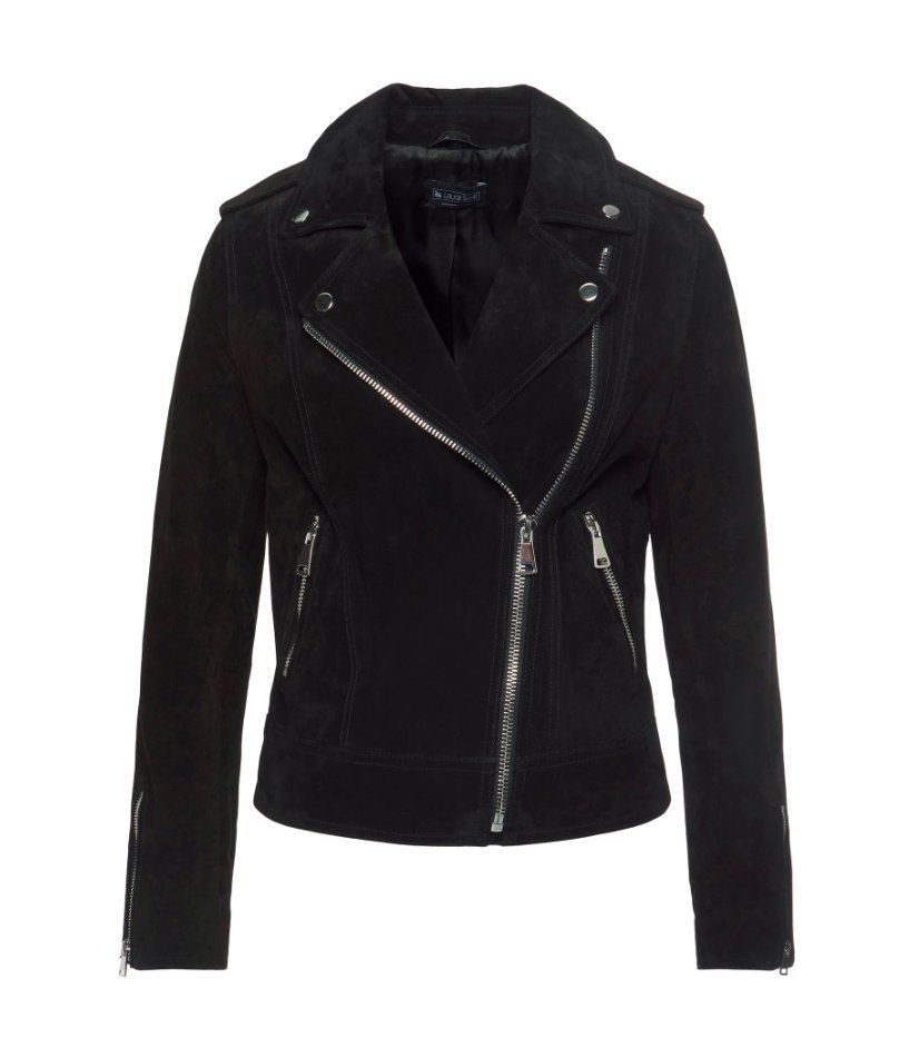 Scott Giacche: Laura Scott Biker Lederjacke Gr. 42 oder 44 / Neu m. Etikett – Nuovo e nell'imballaggio originale da Turbenthal venduto da lau_2nrd 1