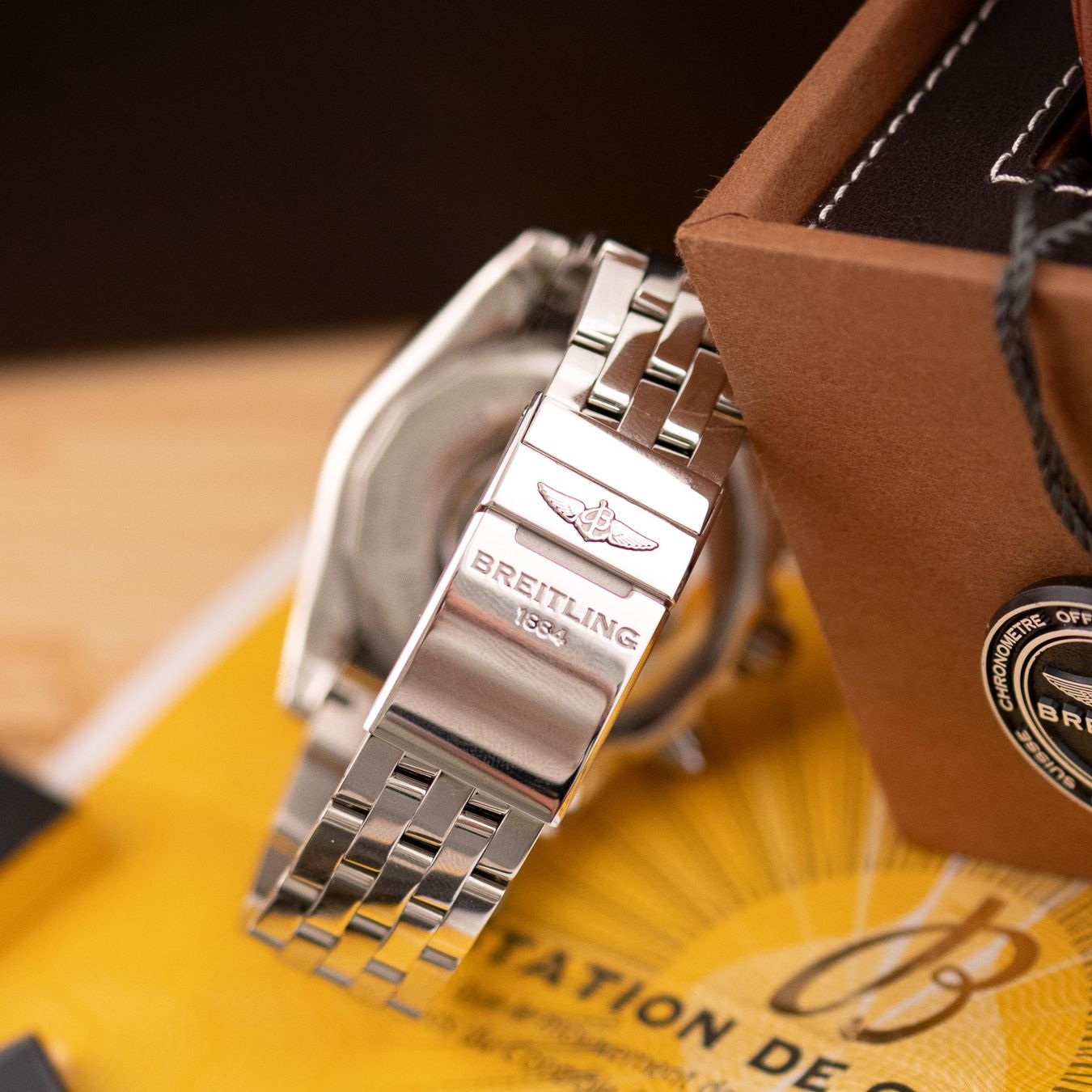 Breitling Orologi: Breitling Chronomat Black Dial/ AB0110/ 2018 / Full Set – Usato da Luzern venduto da PrimeSwissTime 6