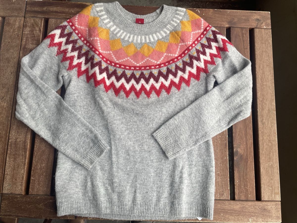S.Oliver Pulls et sweat-shirts: s.Oliver Pullover grau mit Norwegermuster Gr. 164 – D'occasion à Bern par brup 1