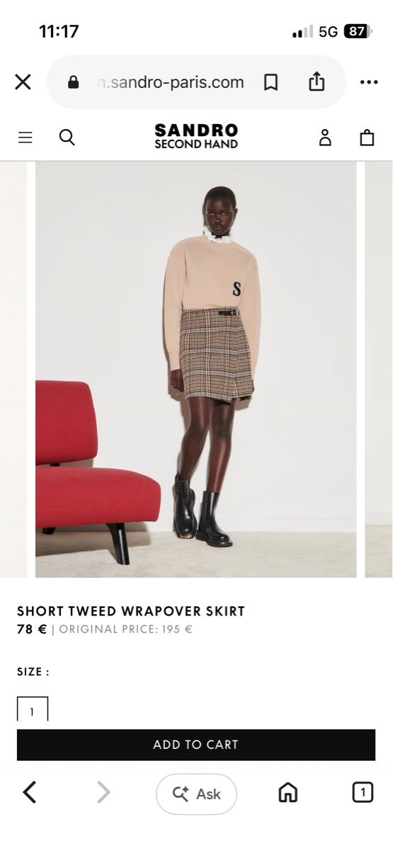 Sandro Röcke: Sandro wrap skirt – Neu (gemäss Beschreibung) aus Lausanne von NoraPlethora 8