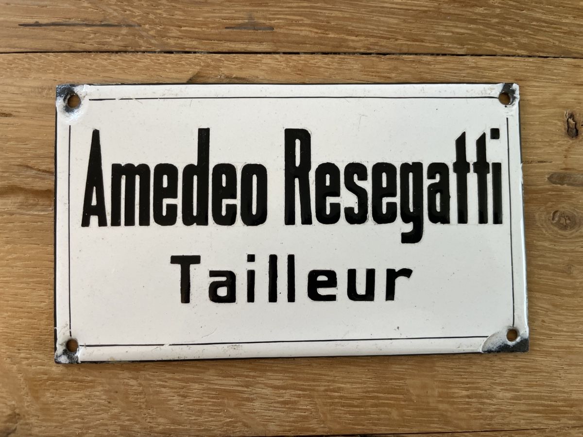 Insegne: Hinweisschild aus Email ca. 1980 – Usato da Winterthur venduto da cheerio97