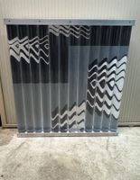 Abstraktes Gemälde Plexiglas schwarz weiss, MARTIN SCHWARZ