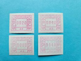 ATM  1976, Serie A1-A4, postfrisch **
