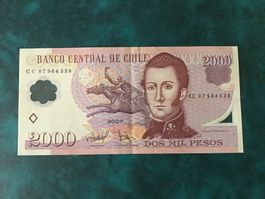 Chile 2000 Pesos 2007