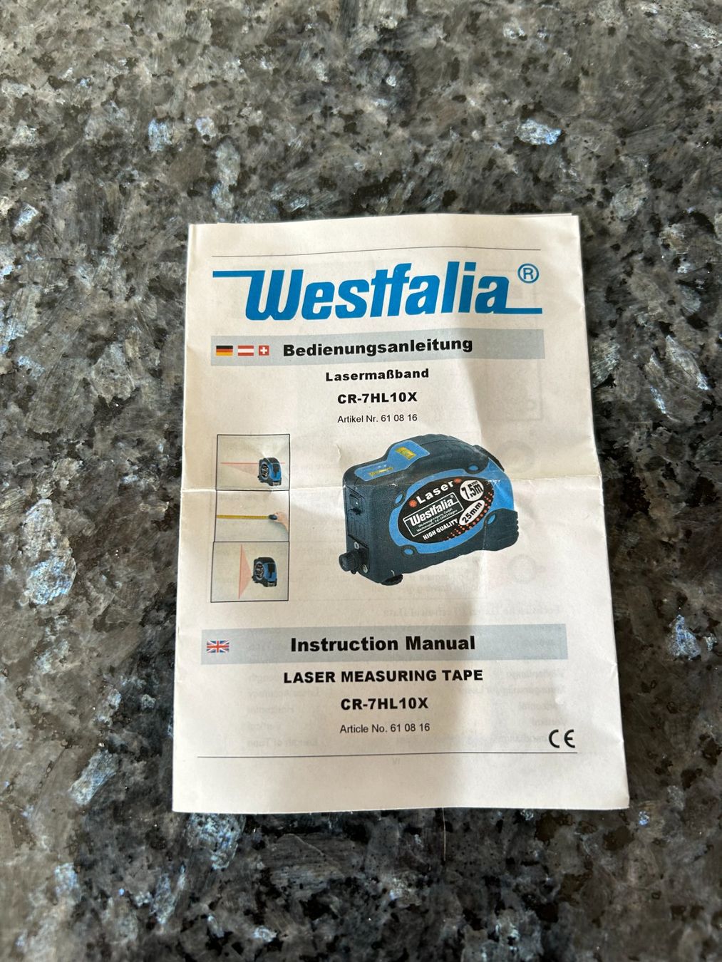 Misurare: Westfalia Laser-Distanzmesser. – Nuovo e nell'imballaggio originale da Root venduto da Mpcshop 4