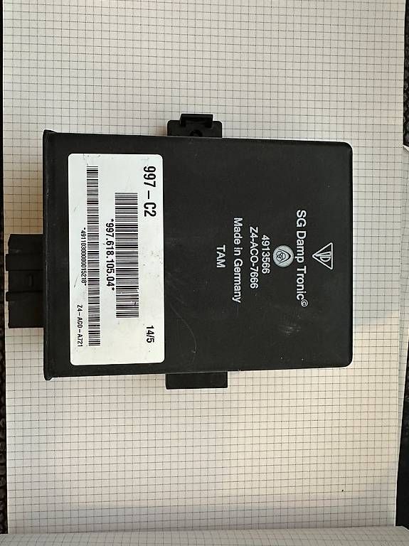Tutti pezzi di ricambio auto: Porsche 911 C2 997 PASM Control Module 997.618.105.04 – Usato da Kriens venduto da El_Caballero