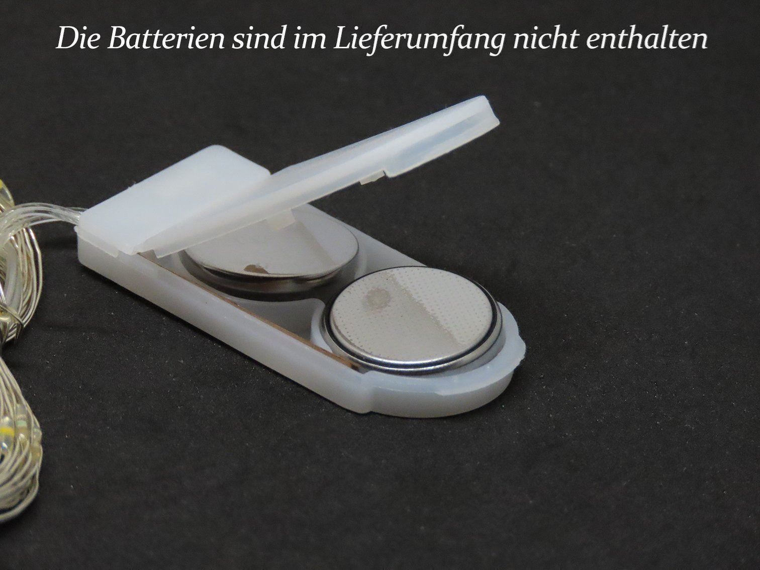 Ghirlande e barre luminose: CR2032 Batteriehalter mit LED Draht 2 m – Nuovo e nell'imballaggio originale da Pfäffikon SZ venduto da ANNAPURNA8091 2